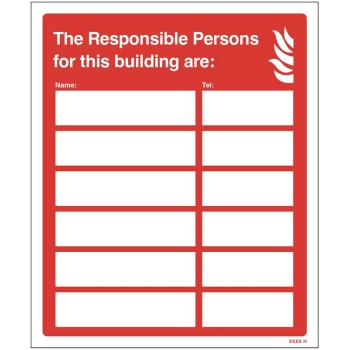 The Responsible Persons for this Building are: