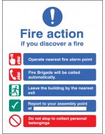 Fire Action Auto Dial without Lift (Dialled Automatically)