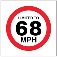 Limited to 68mph