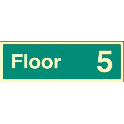 Floor 5 - Floor Level Dwelling ID Signs