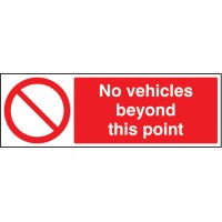 No Vehicles Beyond this Point