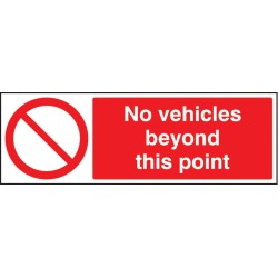 No Vehicles Beyond this Point