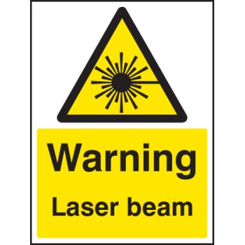 Warning - Laser Beam