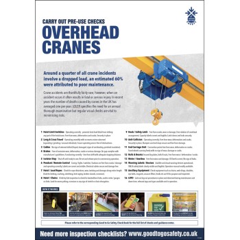 Overhead Crane Inspection - Poster