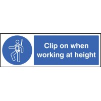 Clip On When Working At Height