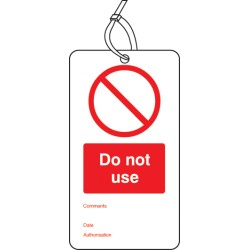 Do Not Use - Double Sided Tags (Pack of 10)