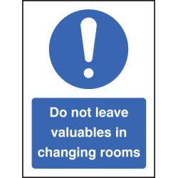 Do Not Leave Valuables in Changing Rooms