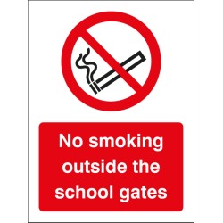 No Smoking Outside the School Gates