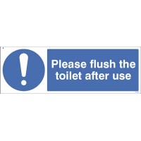 Please Flush the Toilet after Use