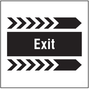 Exit - Arrow Right - Add a Logo - Site Saver