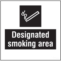 Designated Smoking Area - Add a Logo - Site Saver