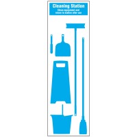 Cleaning Station Shadow Board (6 piece)