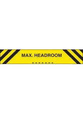 Max Headroom - Reflective Aluminium - 1200 x 150mm 