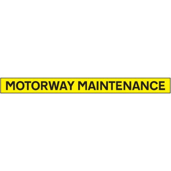 Motorway Maintenance - Reflective Magnetic