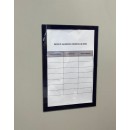 A4 Magnetic Document Frames - 6 Colour Options