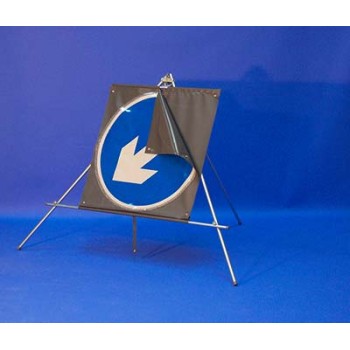 Keep Left / Right Reversible Arrow Reflective Fold up Sign