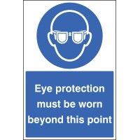 Eye Protection Must be Worn - Floor Graphic