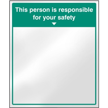 Mirror Message - This Person Is Responsible for Your Safety