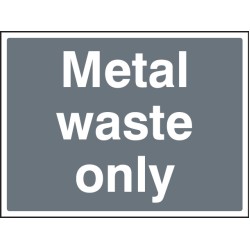 Metal Waste Only