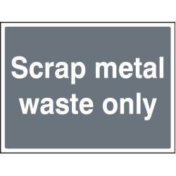 Scrap Metal Waste Only