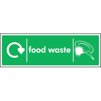 Food Waste - WRAP Recycling Sign