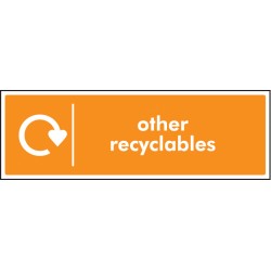 Other Recyclables - WRAP Recycling Sign