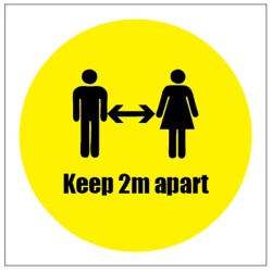 Keep Apart Sticker - 2m