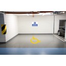 Disabled Parking Only with Frame - 600 x 450mm