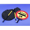 Stop / Go Lollipop Sign